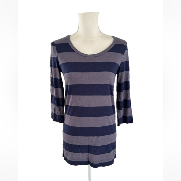 LACOSTE  Striped Back Zipper Tunic - Picture 1 of 13